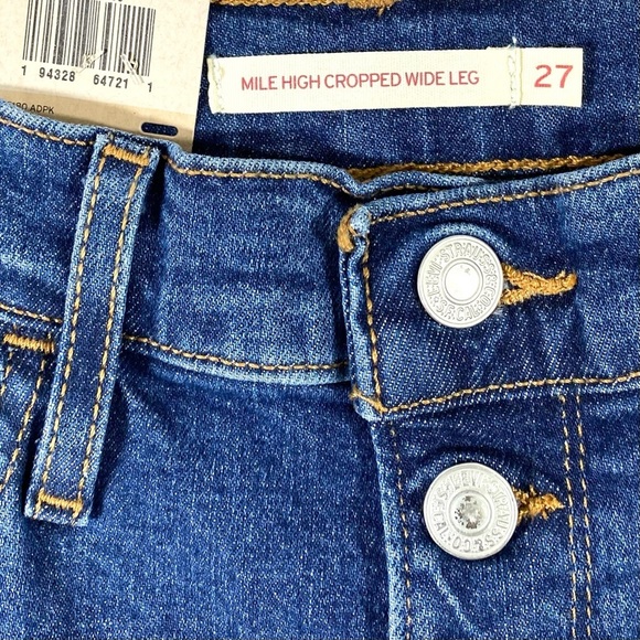 Levi’s Women's Mile High Cropped Wide Leg size 27 - Picture 10 of 10